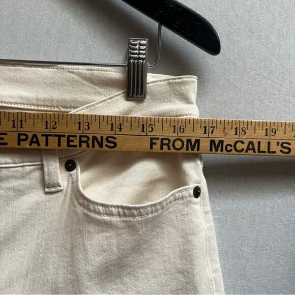 Ralph Lauren Jeans Co beige straight leg high rise denim Sz 12 - Picture 9 of 10